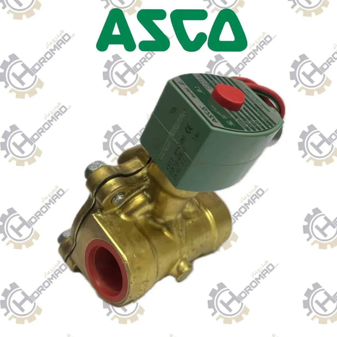 شیر ۲/۲ نرمالی کلوز آب گاز روغن آسکو Asco Joucomatic 8210G004