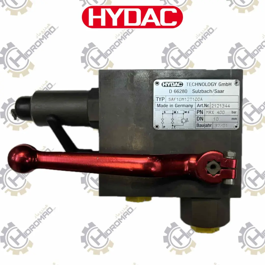 شیر یزر آکومولاتور هیداک Hydac SAF10M12