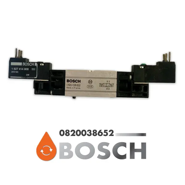 شیر پنوماتیک ۵/۲ دو بوبین Bosch 0820038652