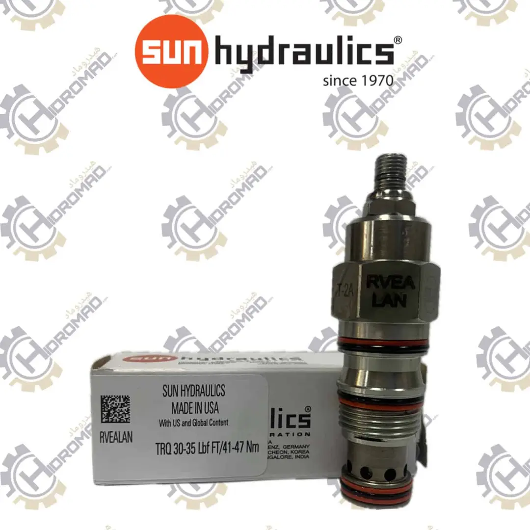 لاجیک فشار شکن رلیف سان Sun Hydraulics RVEA-LAN