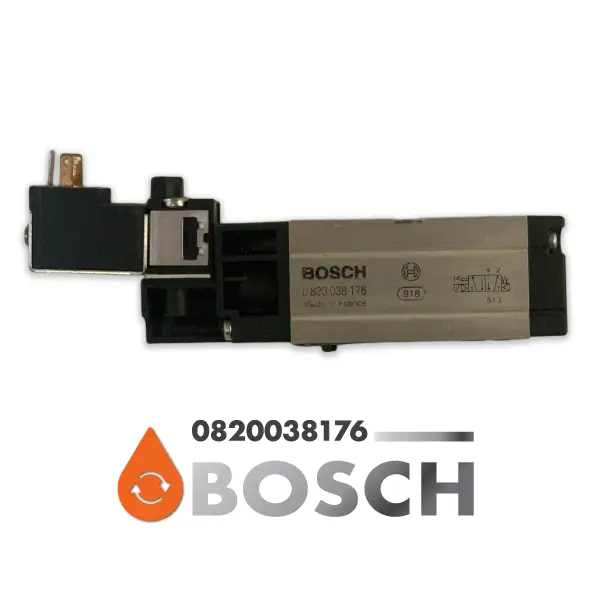 شیر پنوماتیکی ۵/۲ تک بوبین Bosch 0820038176