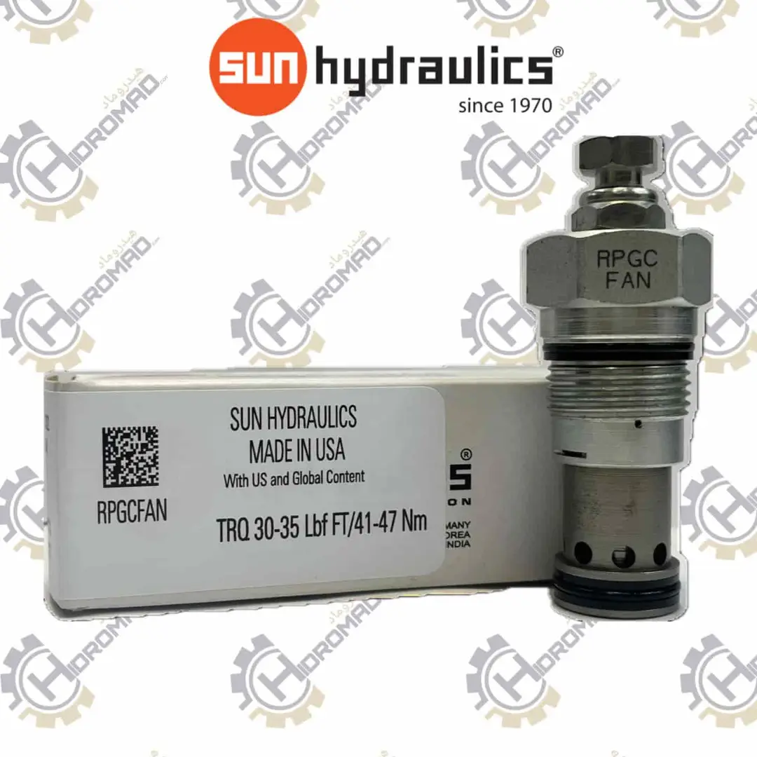 لاجیک رلیف ولو سان Sun Hydraulics RPGC-FAN