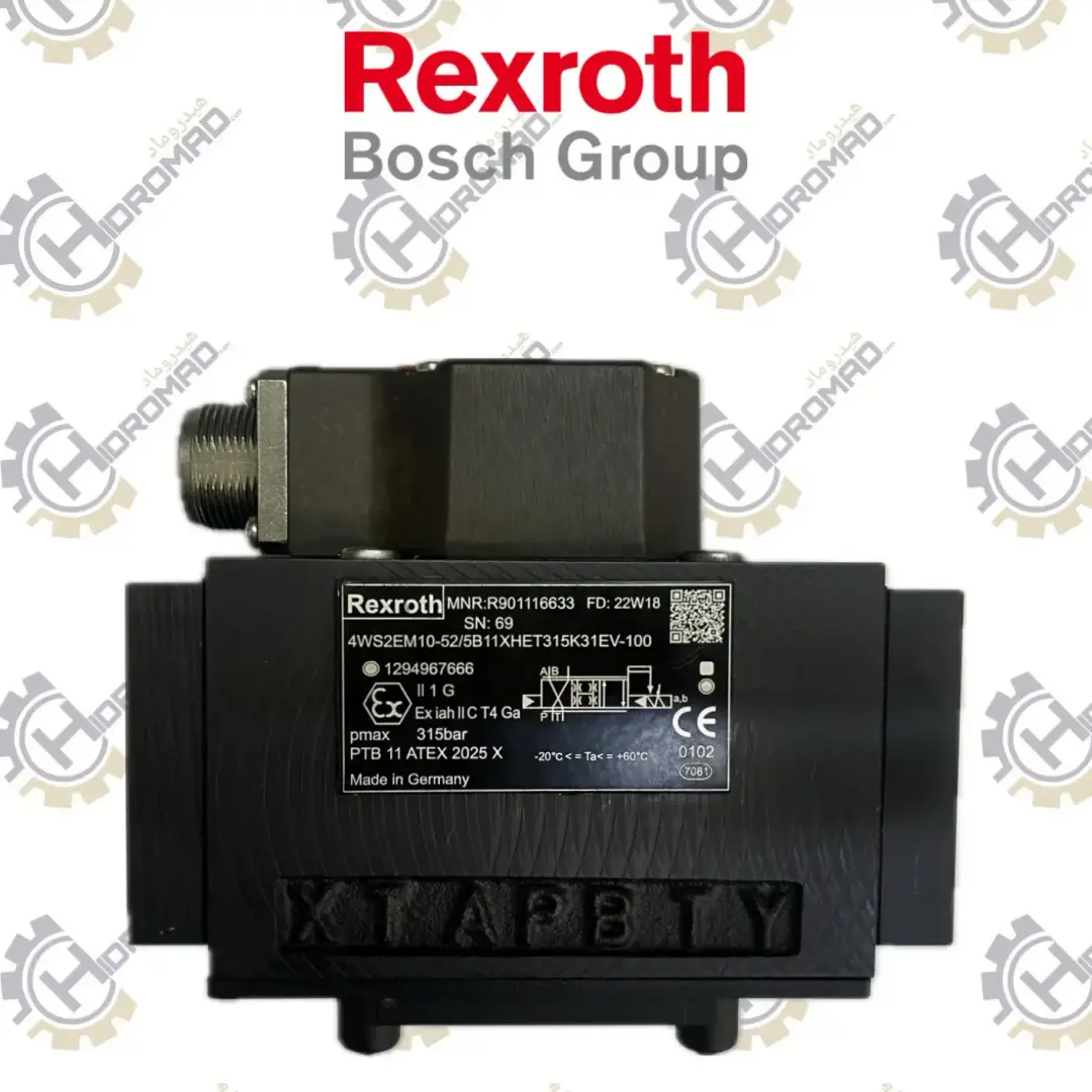 شیر سروو هیدرولیک رکسروت Rexroth 4WS2EM 10