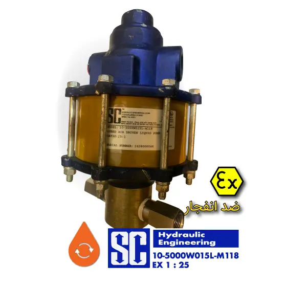 پمپ بوستر هیدرولیک ضد انفجار SC Hydraulic 10-5000W015L-M118