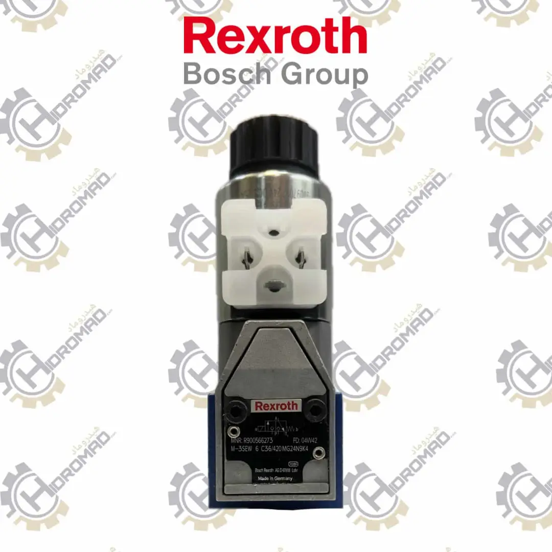 شیر پاپتی ایستاده ۱/۴” کلوز رکسروت Rexroth M-3SEW 6 C36/420MG24N9K4