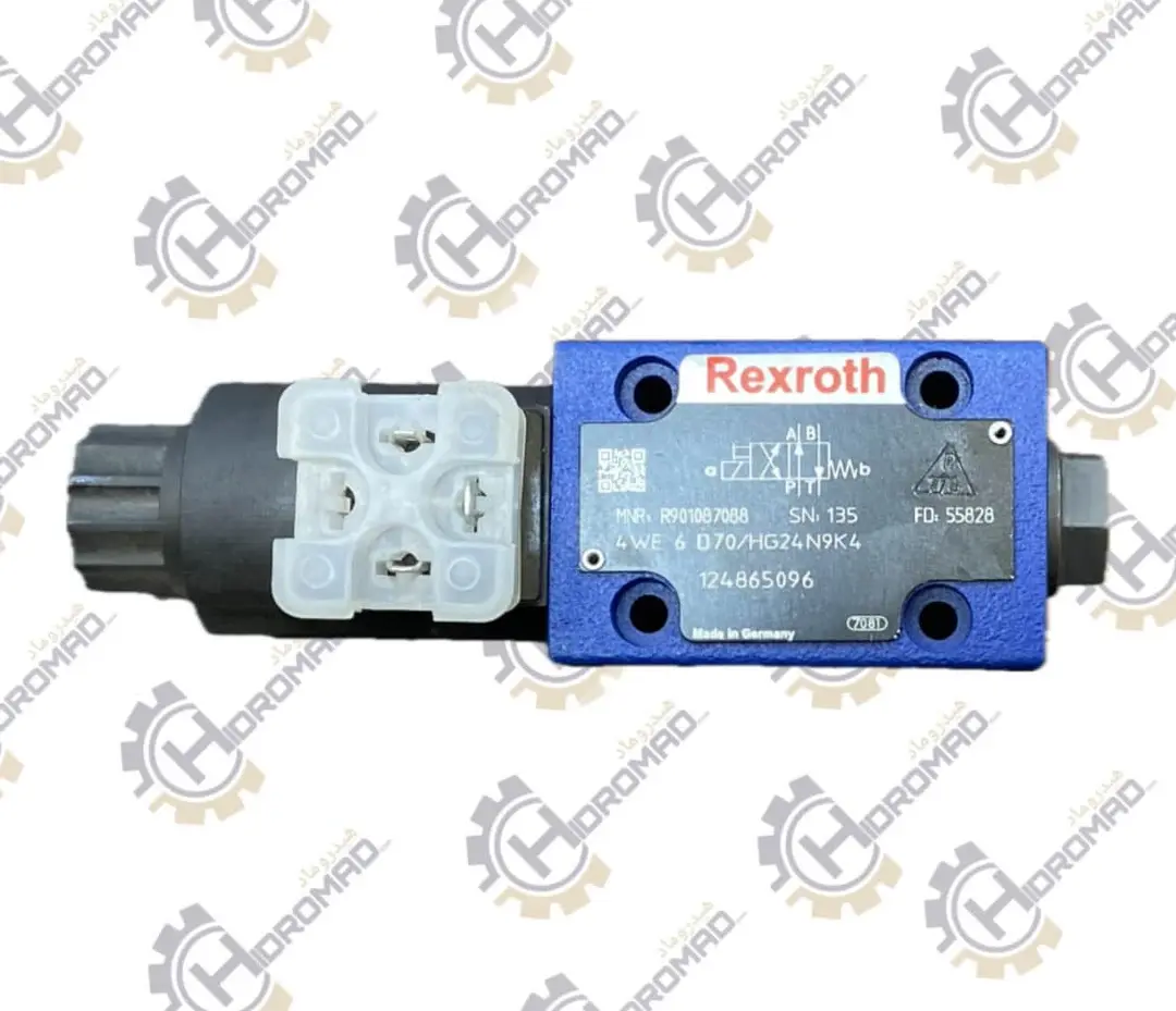 شیر هیدرولیک ۴/۲ تک بوبین رکسروت Rexroth 4WE 6 D70/HG24N9K4